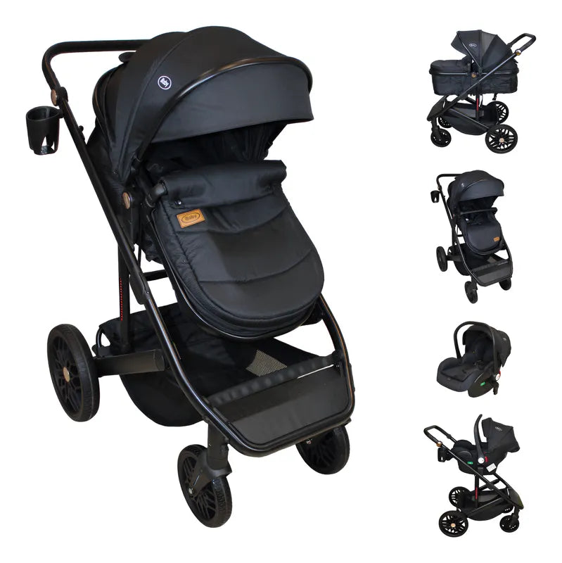 Carriola 4 En 1 Sistema De Viaje Todo Terreno Ibaby Cupra