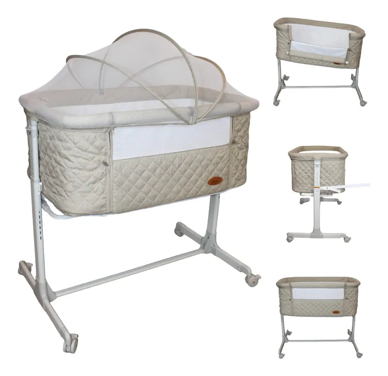 Colecho Para Bebe Con Posicion Anti Reflujo | Mau - Negro - Ibaby