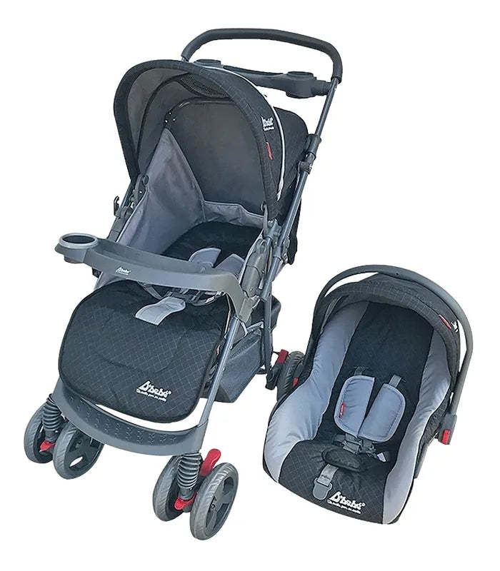 Carriola Travel System Star Baby Negro De Bebe 41 NEGRO