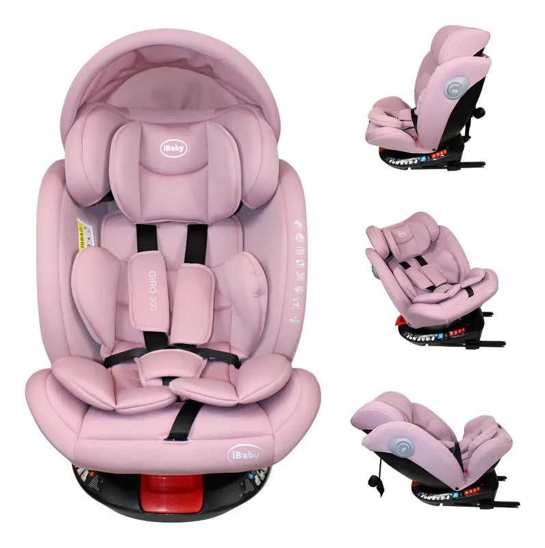 Autoasiento Giro 360 IBaby Rosa