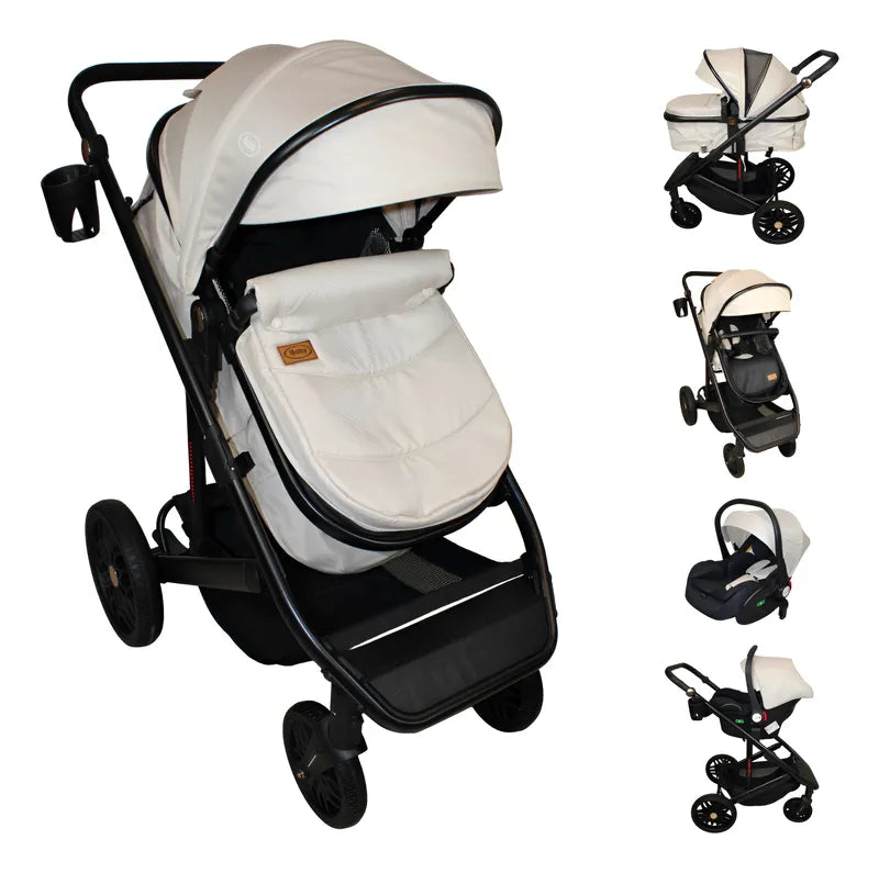 Carriola 4 En 1 Sistema De Viaje Todo Terreno Ibaby Cupra