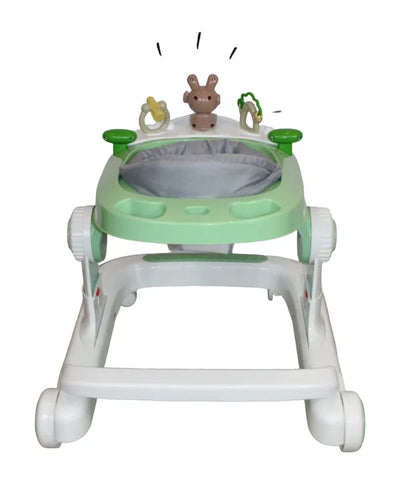 Andadera Caminadora 3 En 1 Musical Y Luces Verde Ibaby