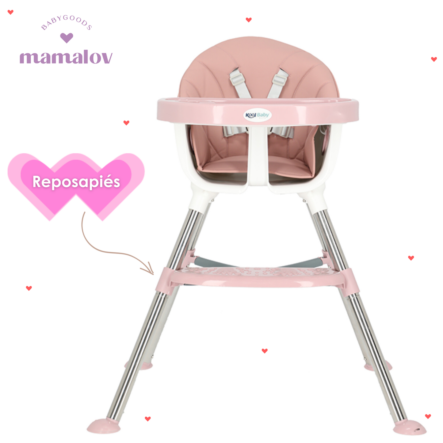 Silla Alta - Rosa SA-E03 Kool Baby