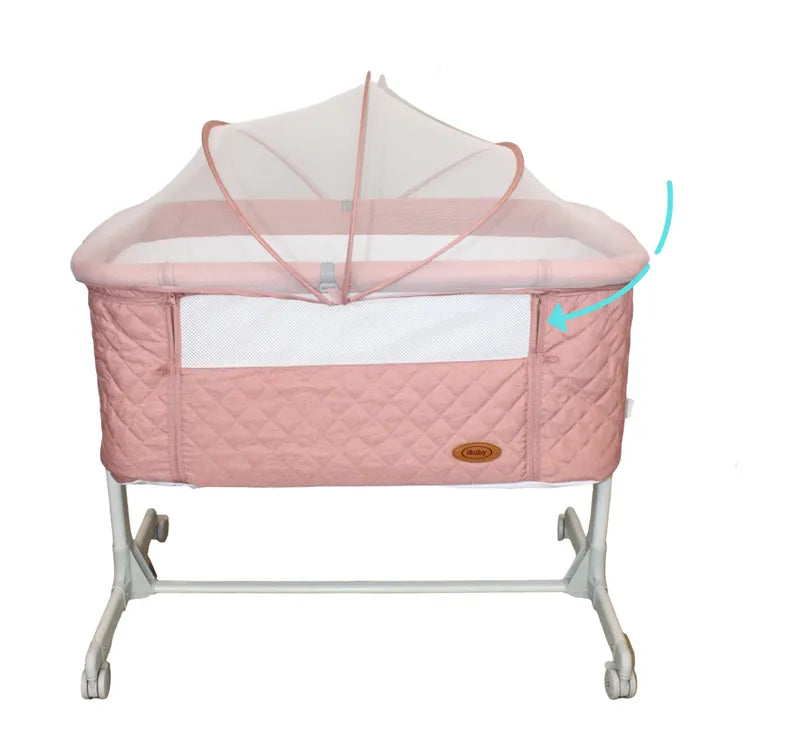Colecho Para Bebe Con Posicion Anti Reflujo | Mau - Negro - Ibaby