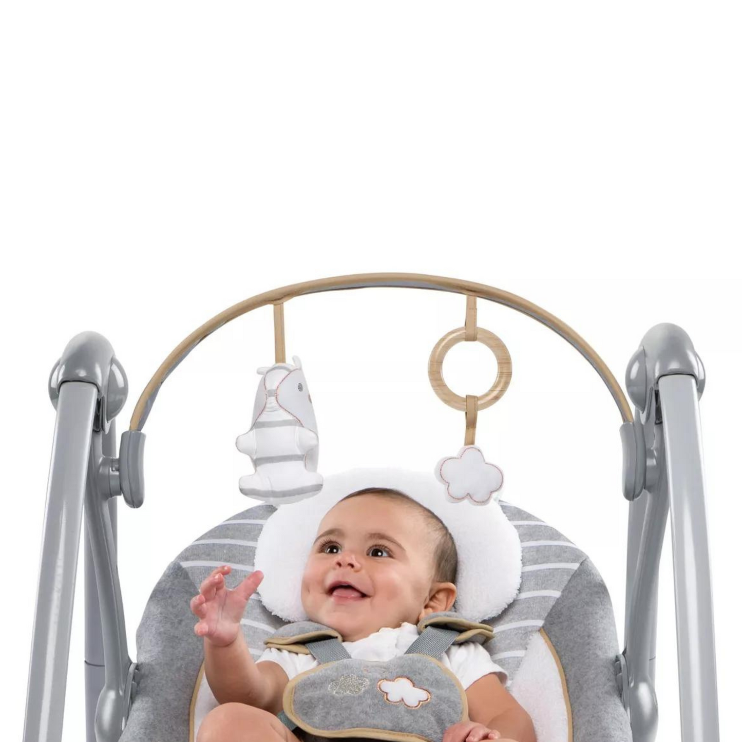 Columpio Mecedora De Bebé Swing N Go Portable Swin - Gris - Ingenuity