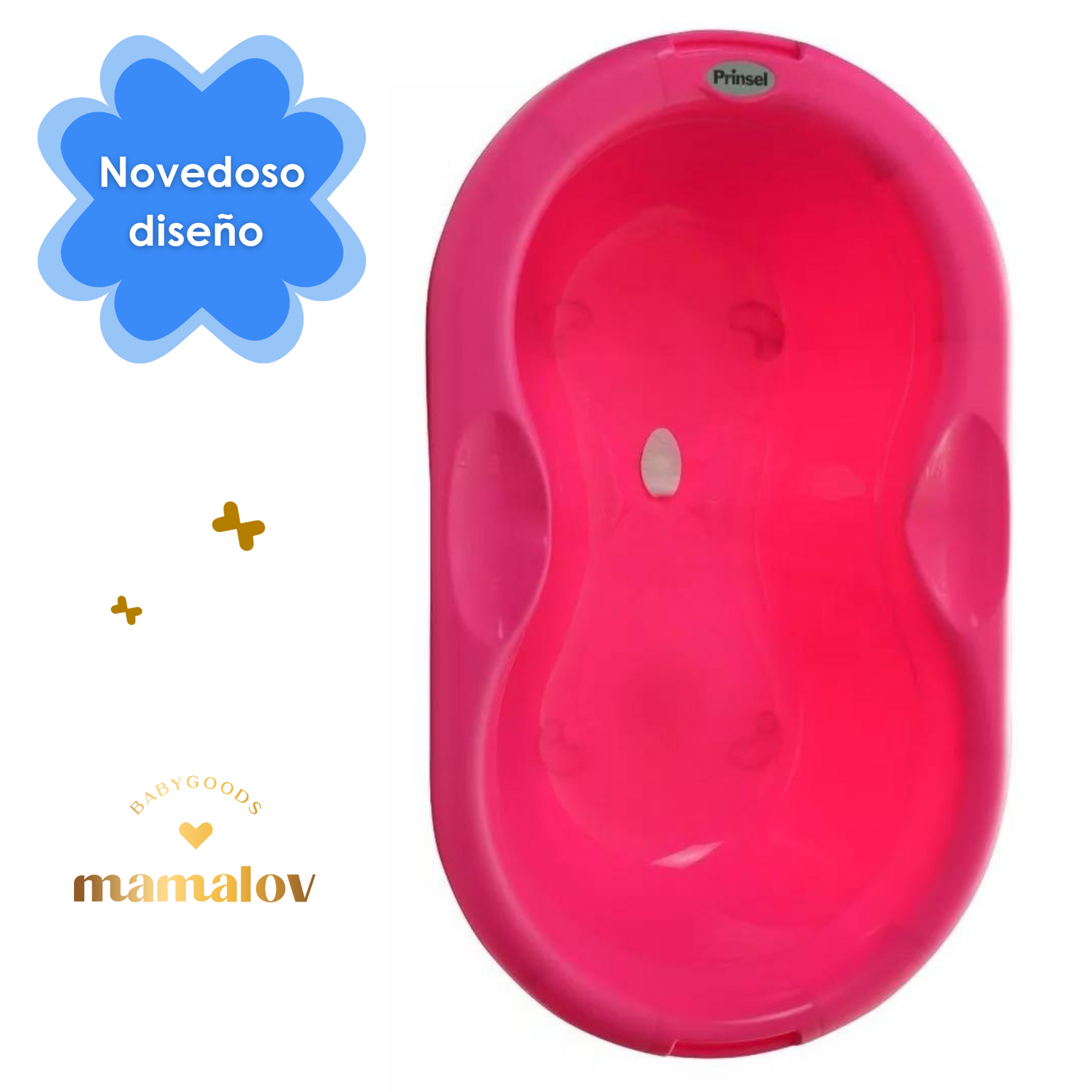 Bañera Flipper Rosa Prinsel 7334