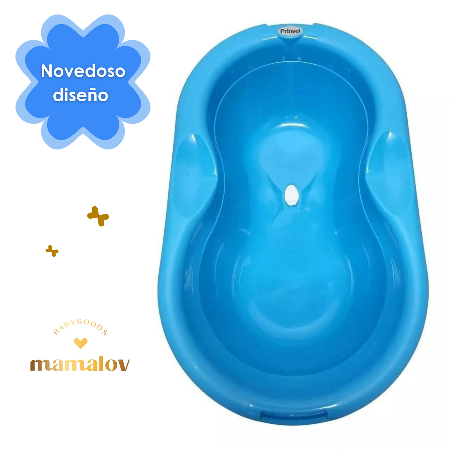 Bañera Flipper Azul Prinsel 7333AZ