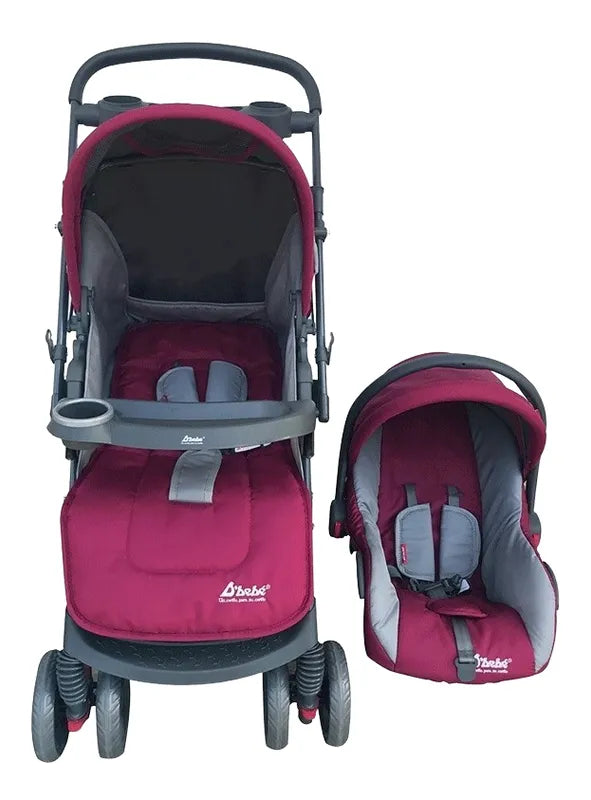 Carriola Travel System Star Baby Negro De Bebe 41 NEGRO