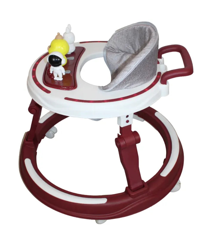 Andadera Para Bebe 3 En 1 Musical Con Luces Rojo ibaby