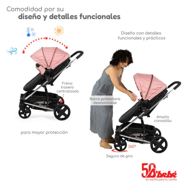Carriola De Bebe Travel System Eclipse