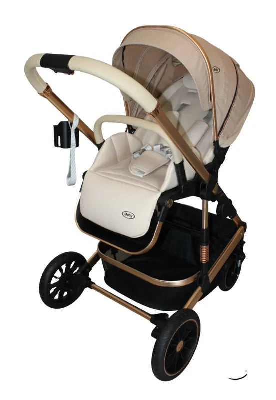 Carriola 4 en 1 Reversible Con Portabebe Alessia iBaby