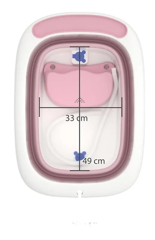 Bañera Plegable Bubbles Verde De Bebe