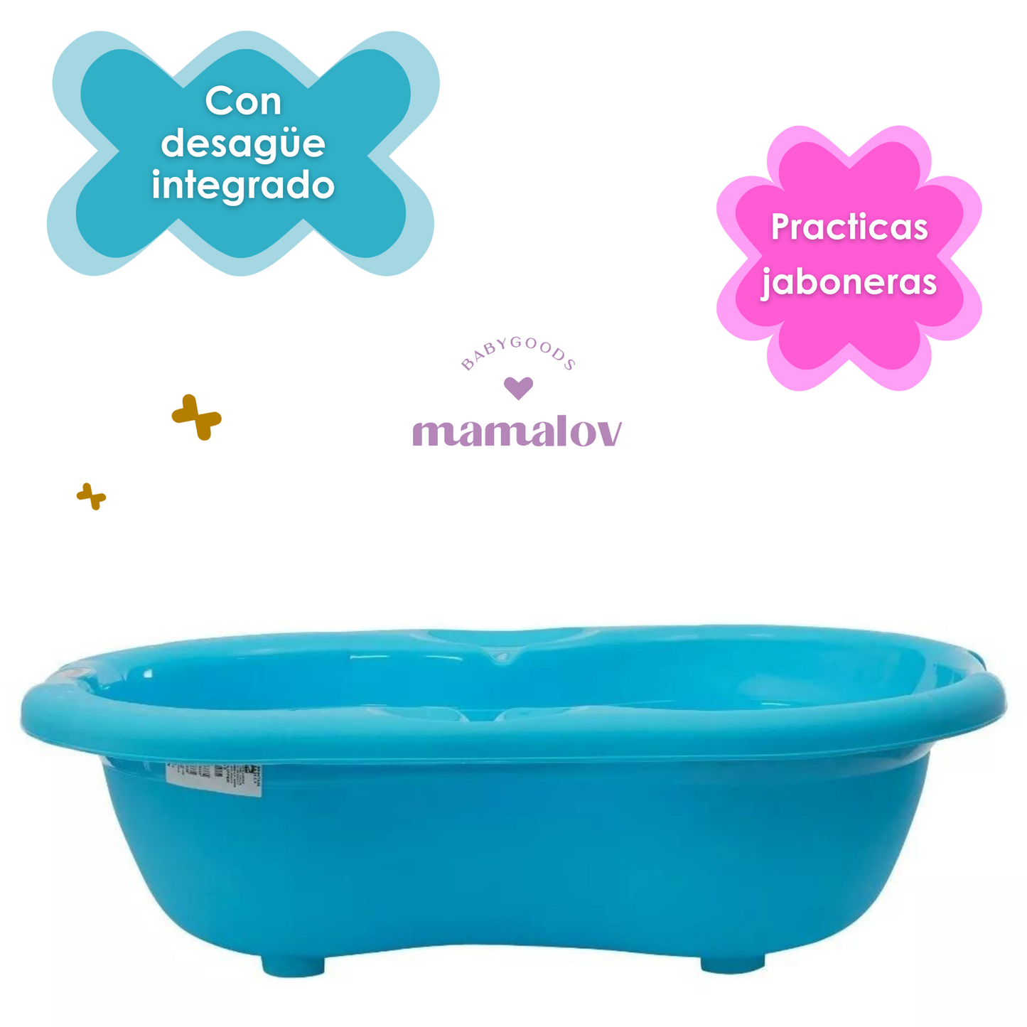 Bañera Flipper Azul Prinsel 7333AZ