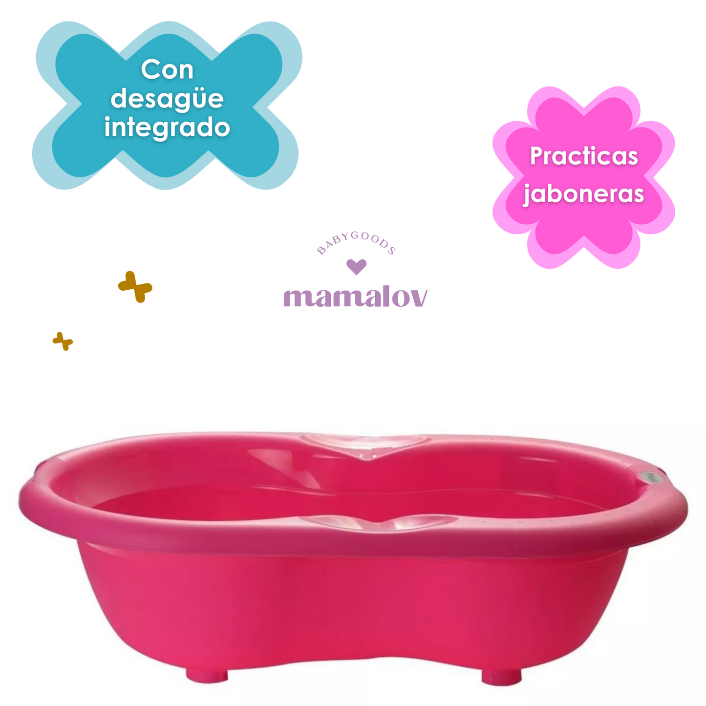 Bañera Flipper Rosa Prinsel 7334