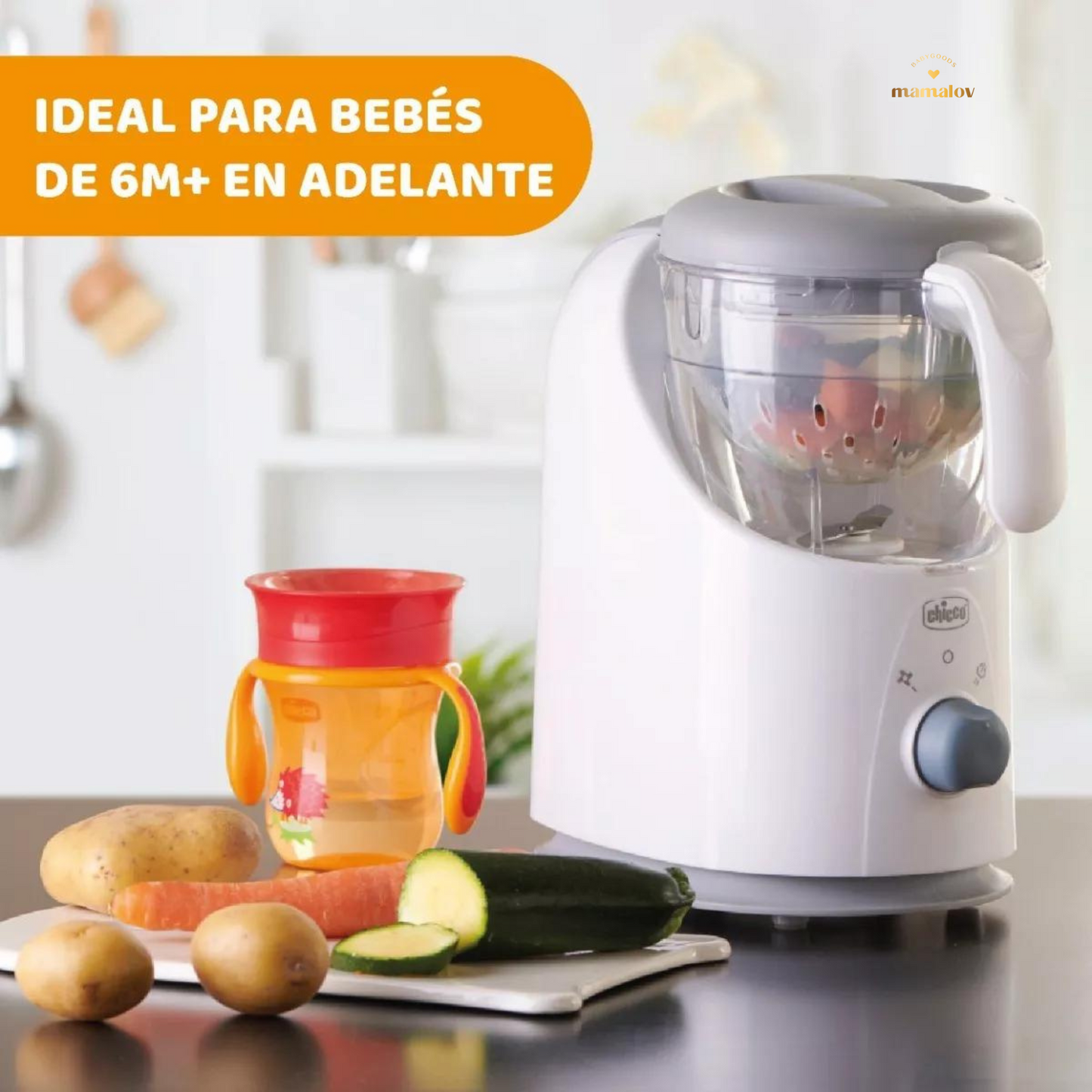 Procesador De Alimentos 4 En 1 Marca Chicco 61560