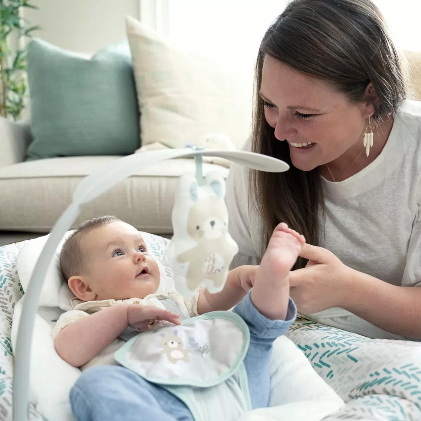 Silla Mecedora Y Vibradora 3 En 1 12637 - Multicolor - Ingenuity