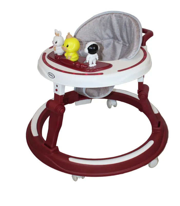 Andadera Para Bebe 3 En 1 Musical Con Luces Rojo ibaby