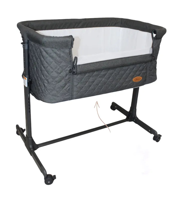 Colecho Para Bebe Con Posicion Anti Reflujo | Mau - Negro - Ibaby