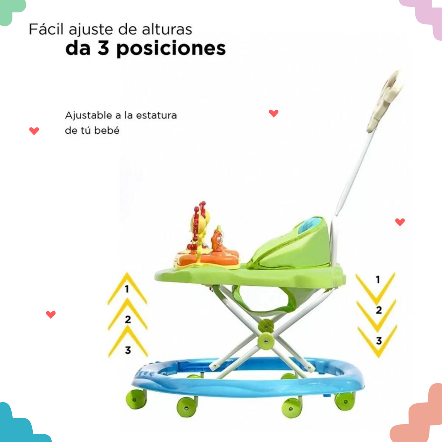 Andadera Sun Azul D´bebe 73Azul