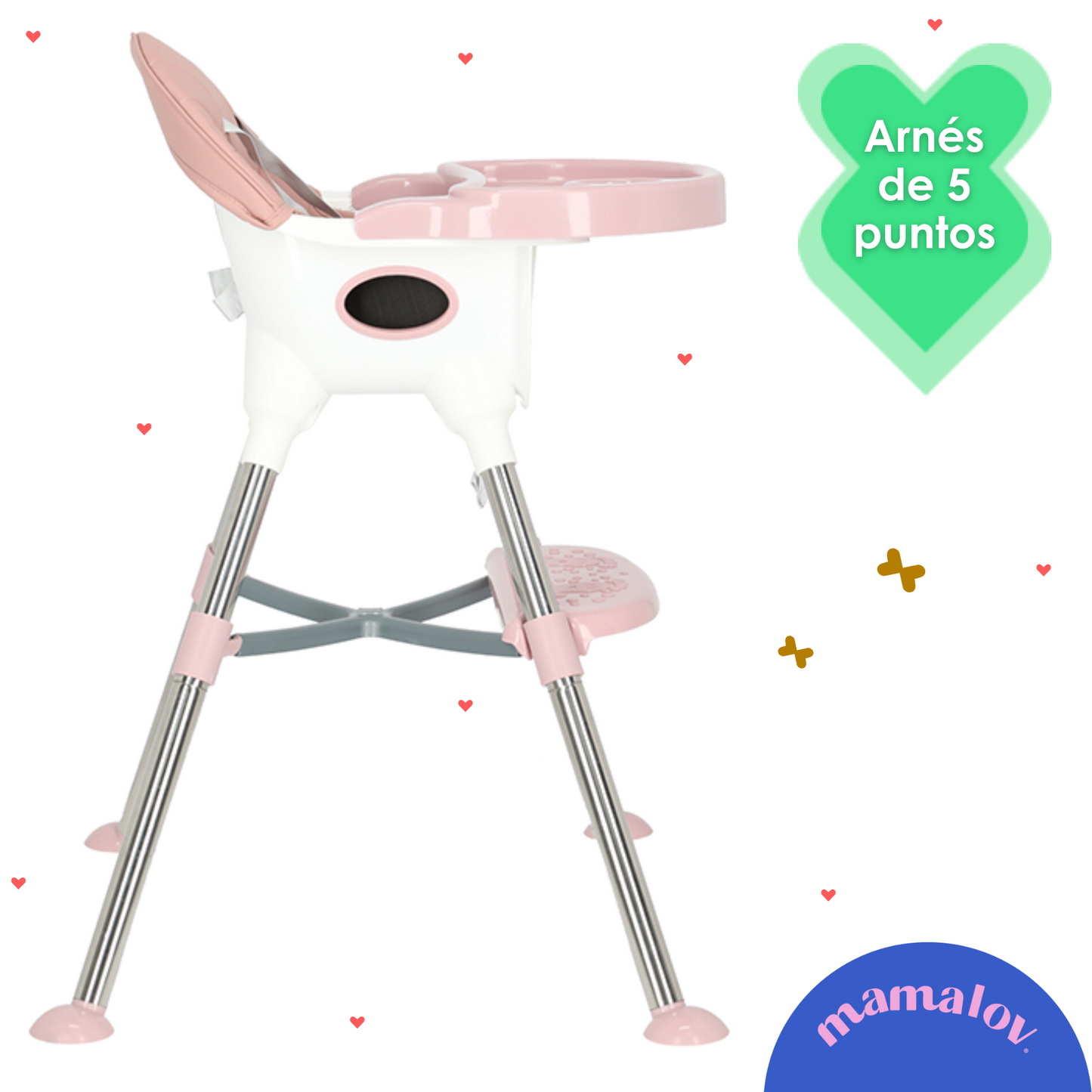 Silla Alta - Rosa SA-E03 Kool Baby