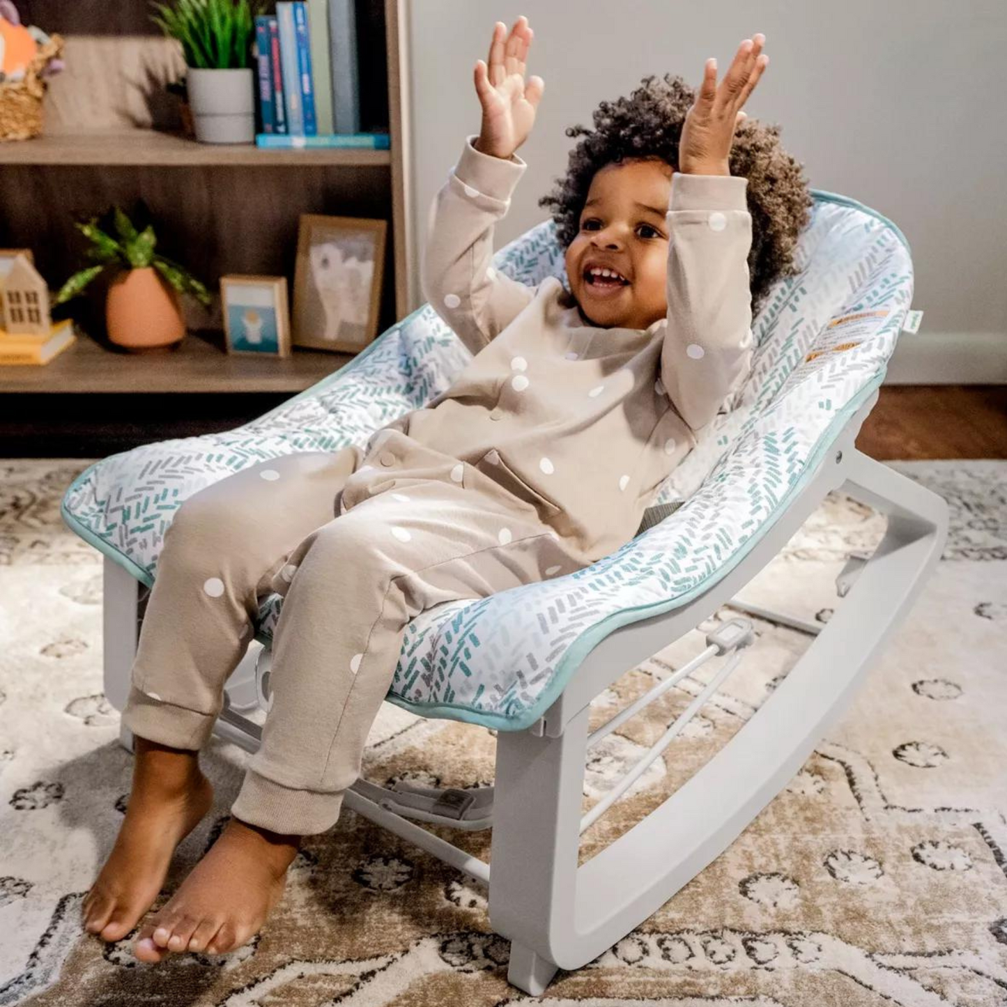 Silla Mecedora Y Vibradora 3 En 1 12637 - Multicolor - Ingenuity