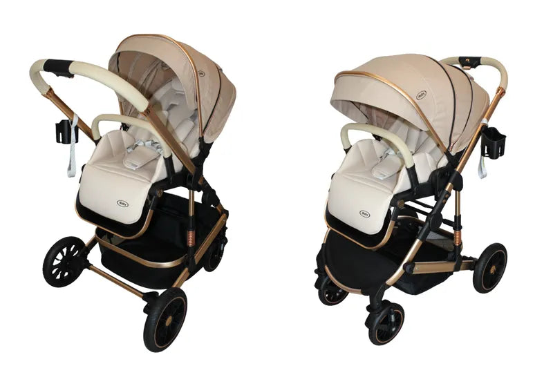 Carriola 4 en 1 Reversible Con Portabebe Alessia iBaby
