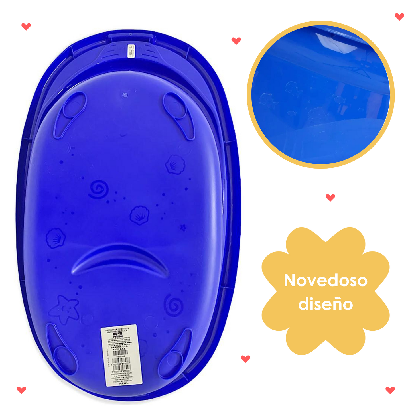 Bañera Ola Azul Prinsel