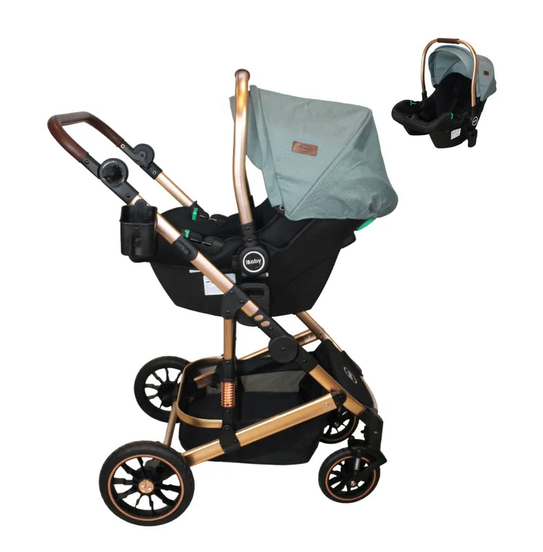 Carriola 6 En1 Mecedora Autoasiento Amalfi