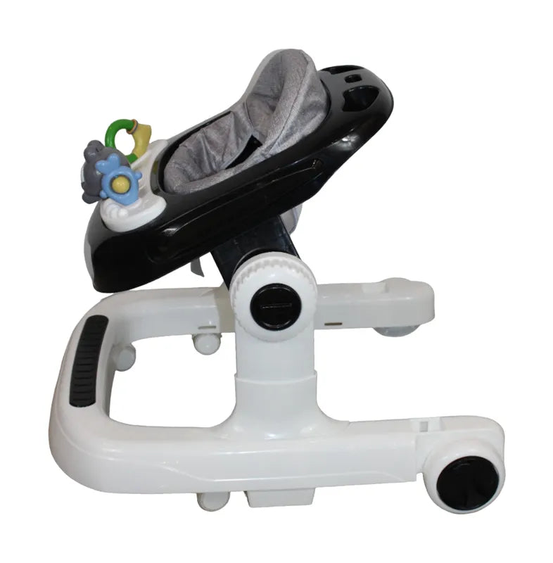 Andadera Y Caminadora 3 En 1 Musical Luces Led Negro Ibaby