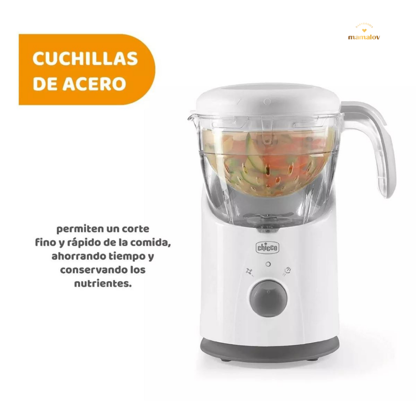 Procesador De Alimentos 4 En 1 Marca Chicco 61560