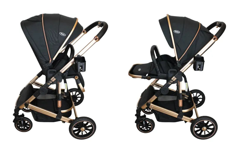Carriola 4 en 1 Reversible Con Portabebe Alessia iBaby