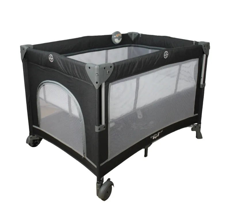Cuna De Viaje Para Bebe Colecho Con Mosquitero Ts001 - Negro - Confety World