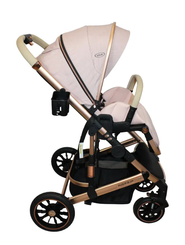 Carriola 4 en 1 Reversible Con Portabebe Alessia iBaby