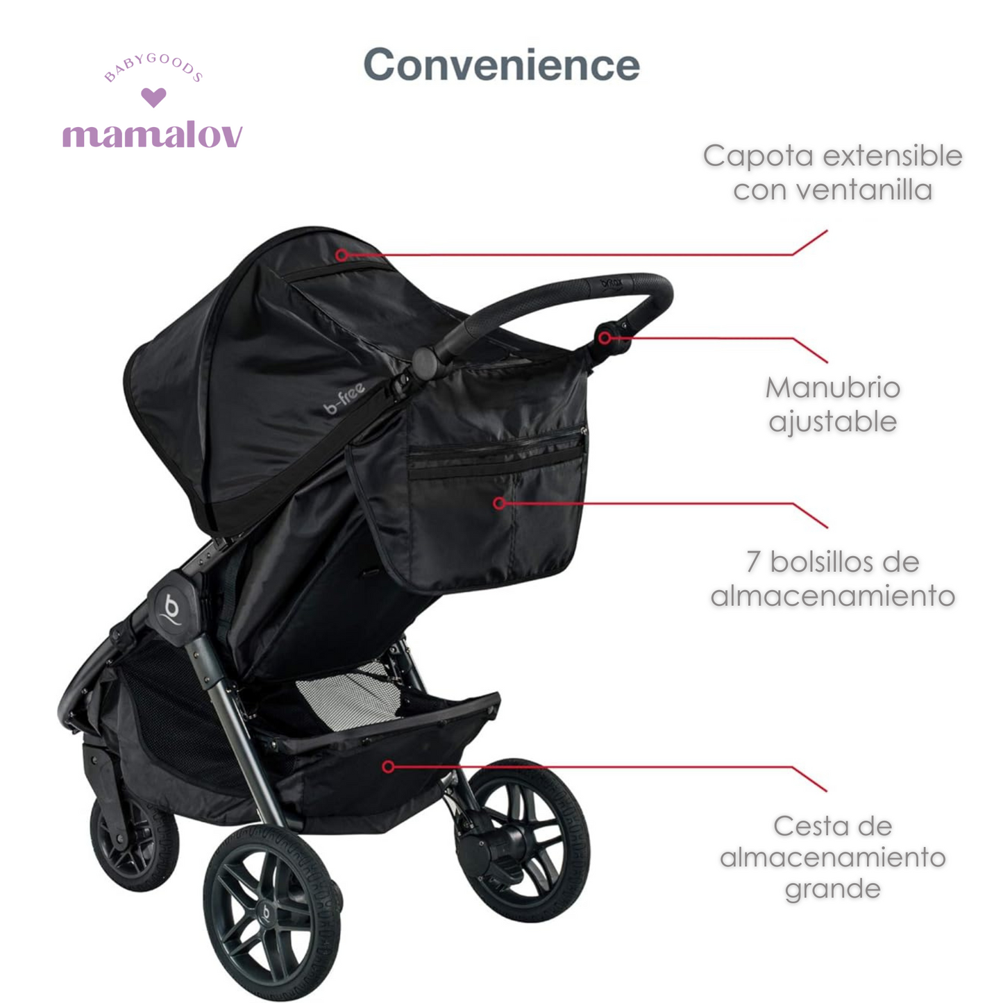 Carriola Para Correr B-free & B-safe Flexfit Con Autoasiento - Negro - Britax