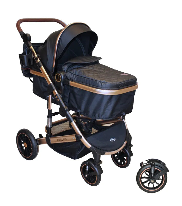 Carriola 6 En1 Mecedora Autoasiento Amalfi