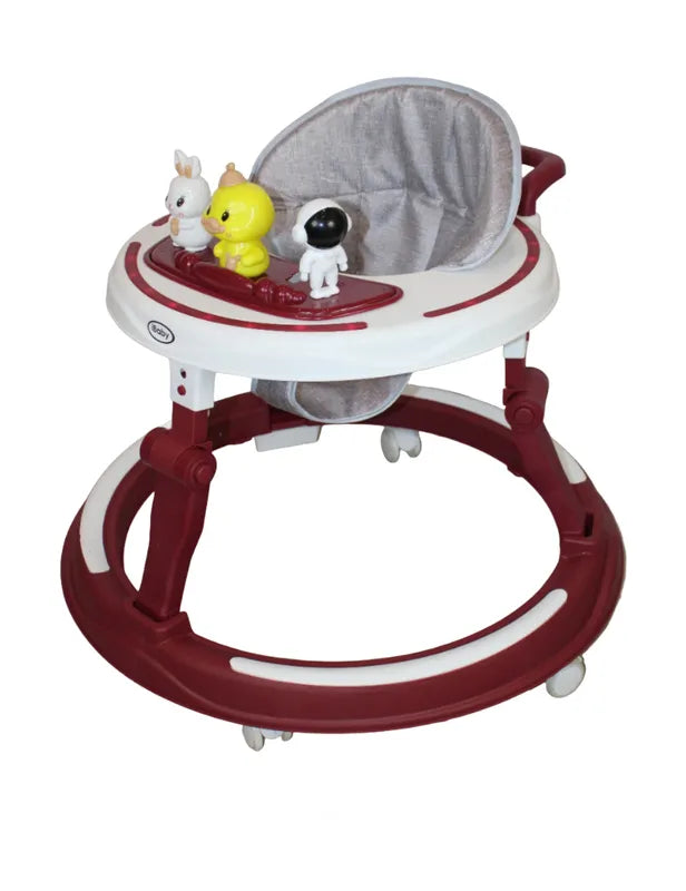 Andadera Para Bebe 3 En 1 Musical Con Luces Rojo ibaby