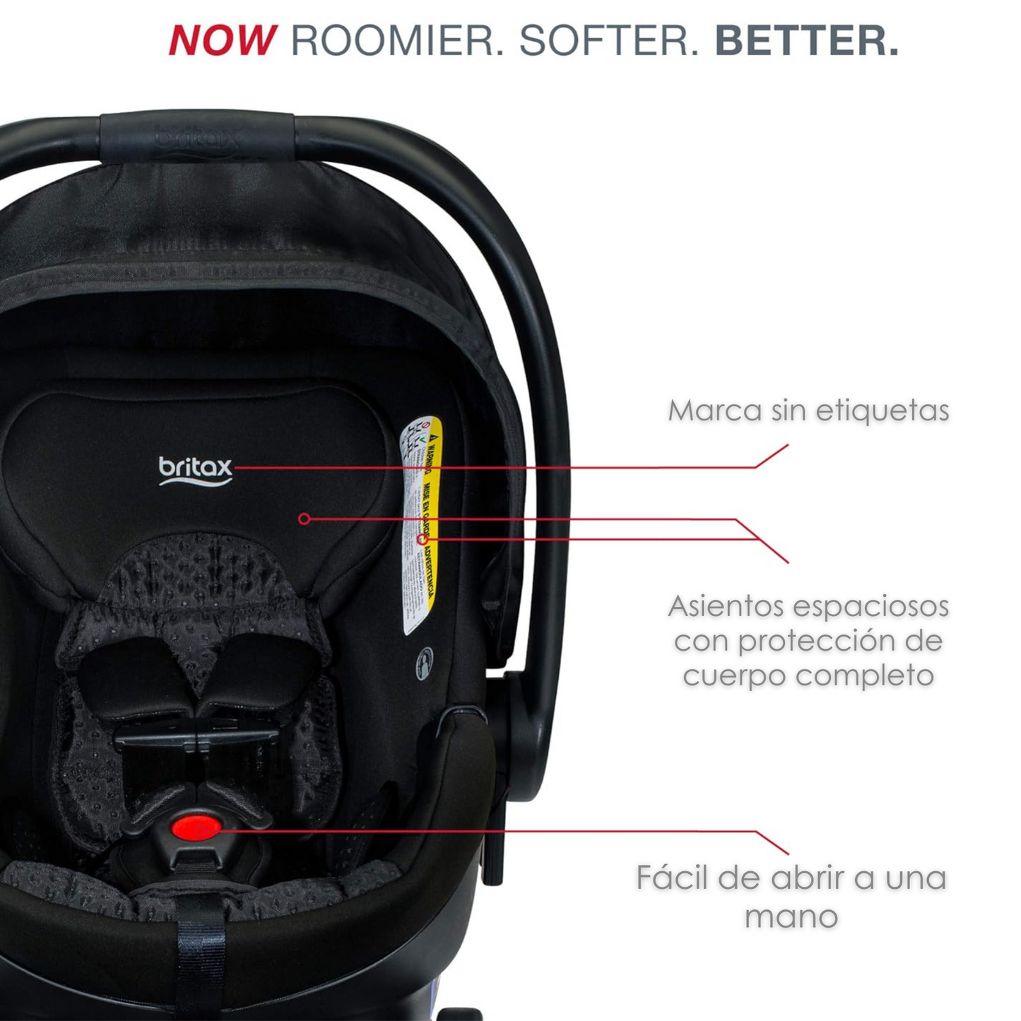 Carriola Para Correr B-free & B-safe Flexfit Con Autoasiento - Negro - Britax