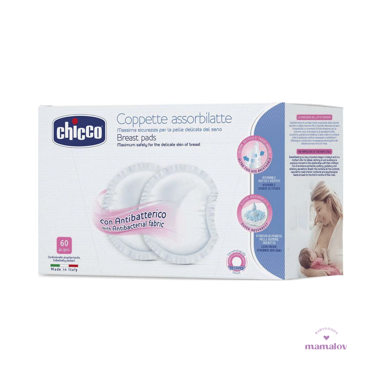Protectores de Lactancia 60 pzas Chicco
