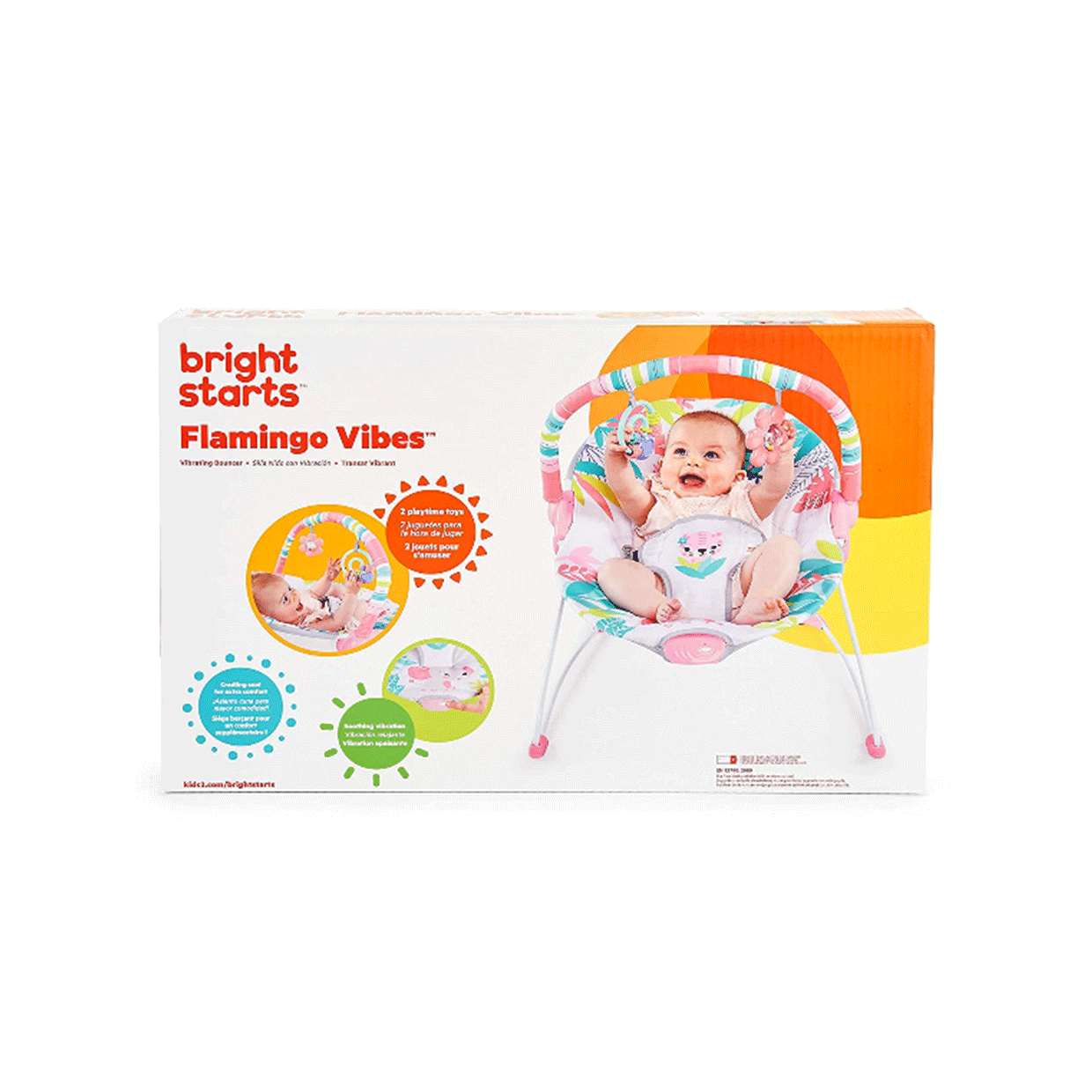 Bouncer Vibrador Spunky Flamingo Bright Starts