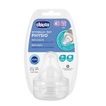 Tetina Pshysio 4m+ Flujo Rapido 2pk Chicco