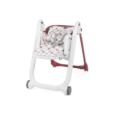 Silla Alta Polly Progress Roja Chicco