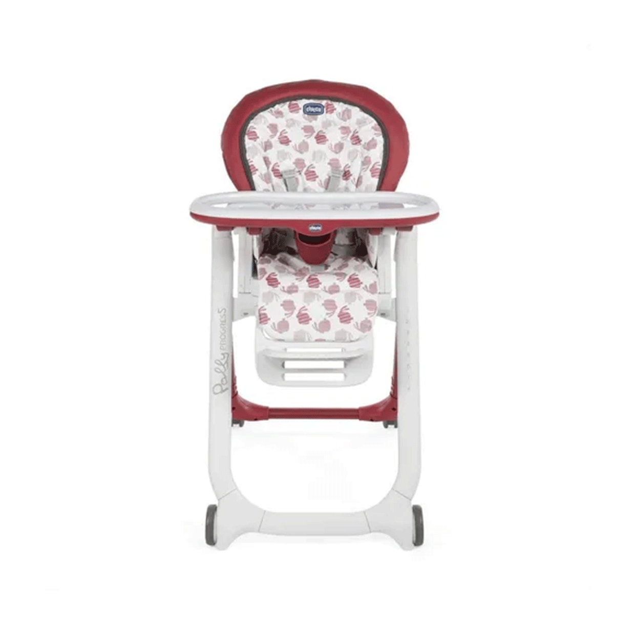 Silla Alta Polly Progress Roja Chicco