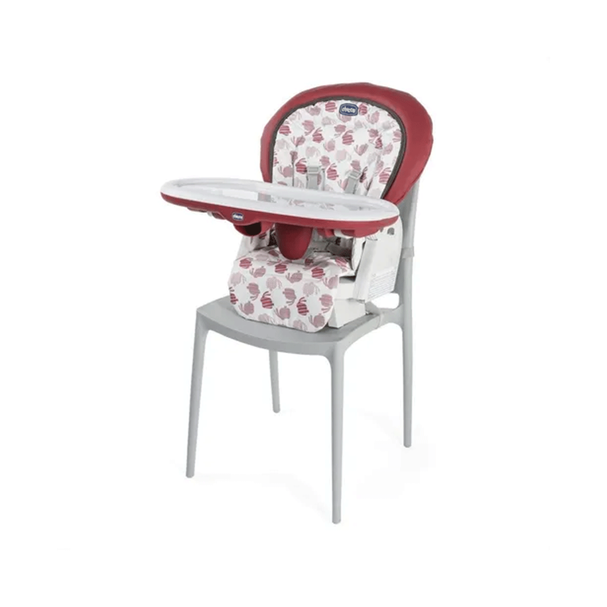 Silla Alta Polly Progress Roja Chicco