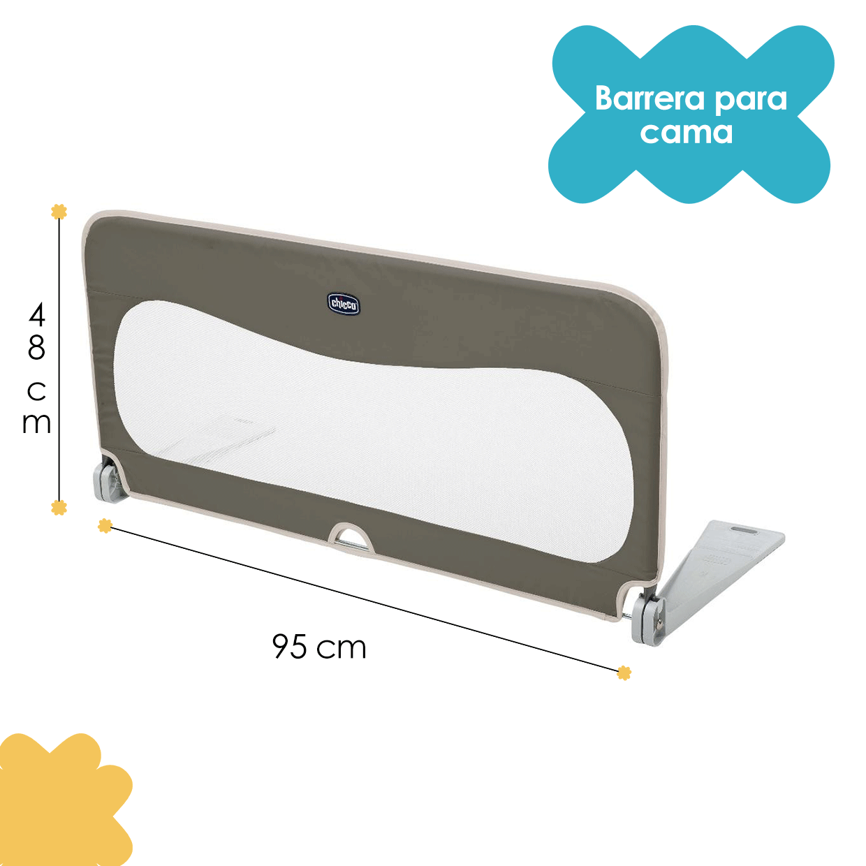 Barrera para cama 95 cm Chicco 1678