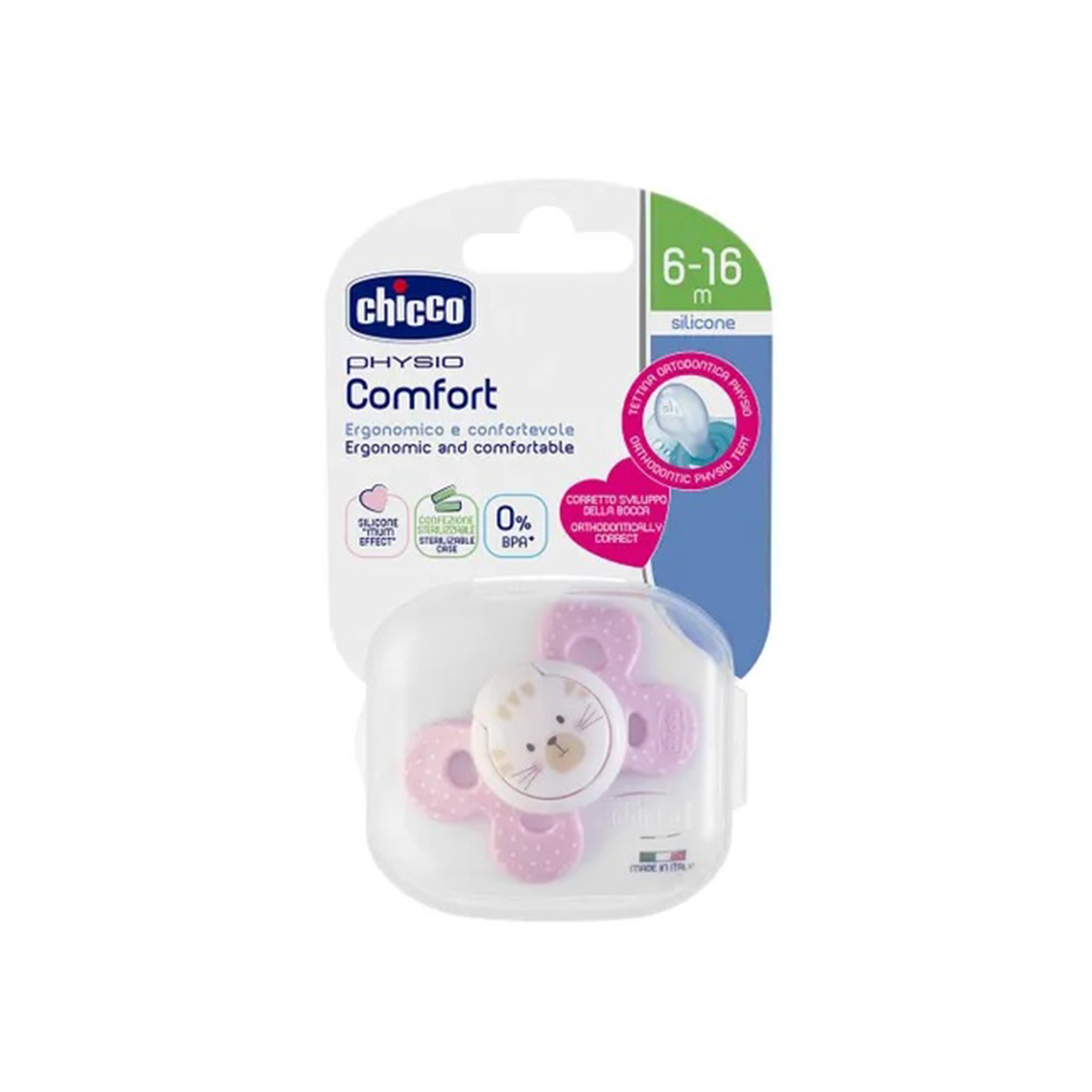 Chupon Physioforma Comfort 6-16m - Rosa 5904 Chicco