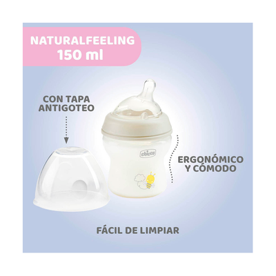Biberon Natural Feeling 150ml - Azul 5362 Chicco