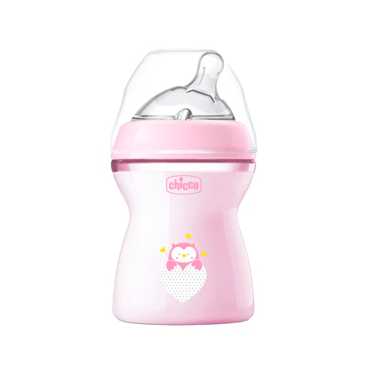 Biberon Natural Feeling 250ml 2m+ - Rosa Chicco