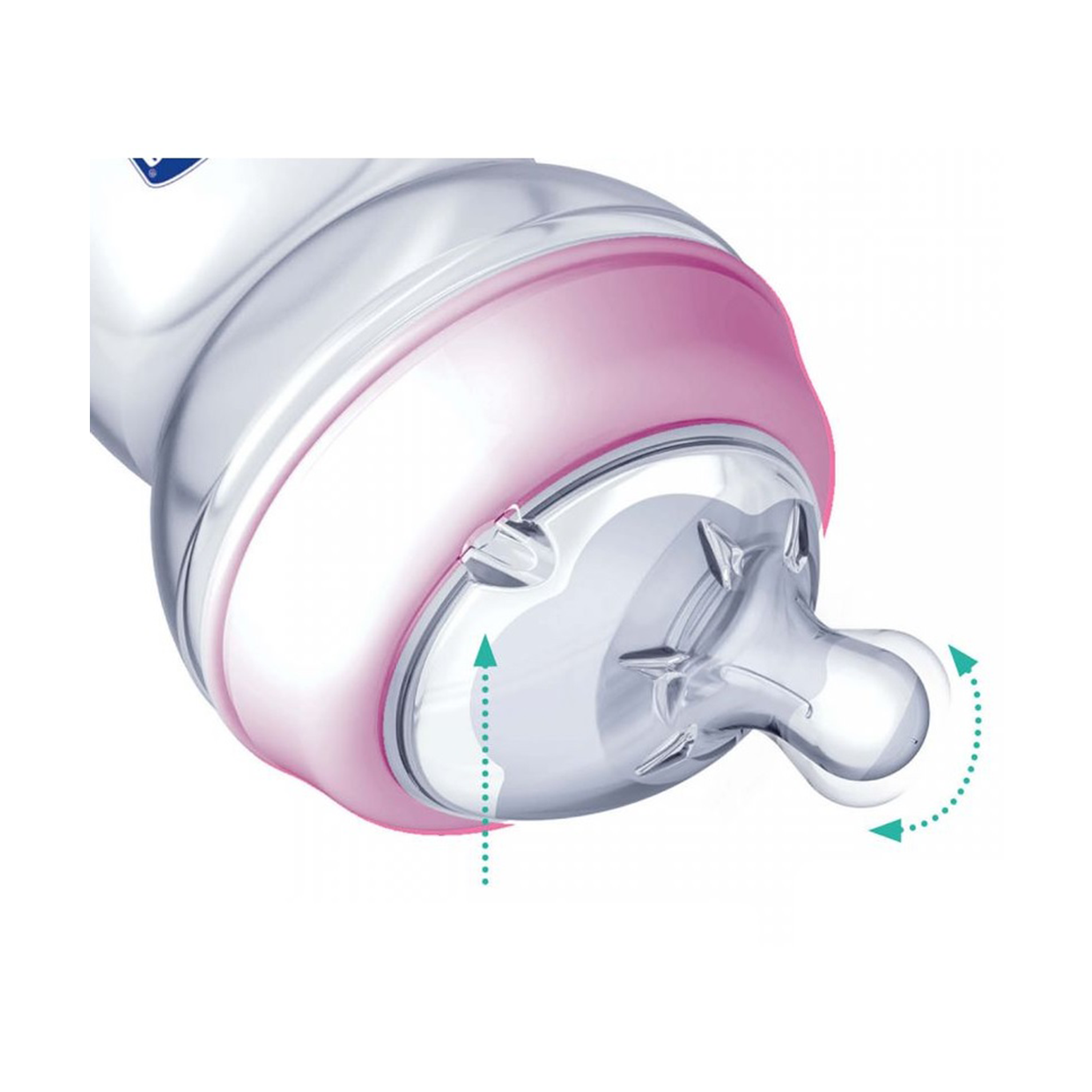 Biberon Natural Feeling 250ml 2m+ - Rosa Chicco