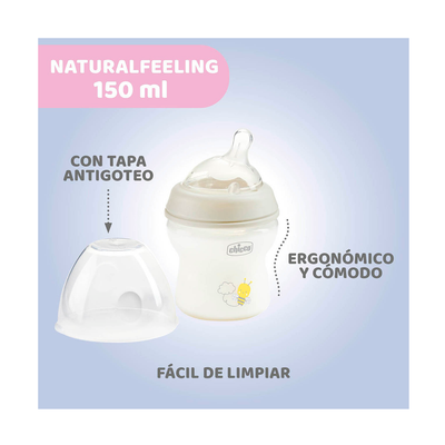 Biberon Natural Feeling 150ml - Neutro 5365 Chicco