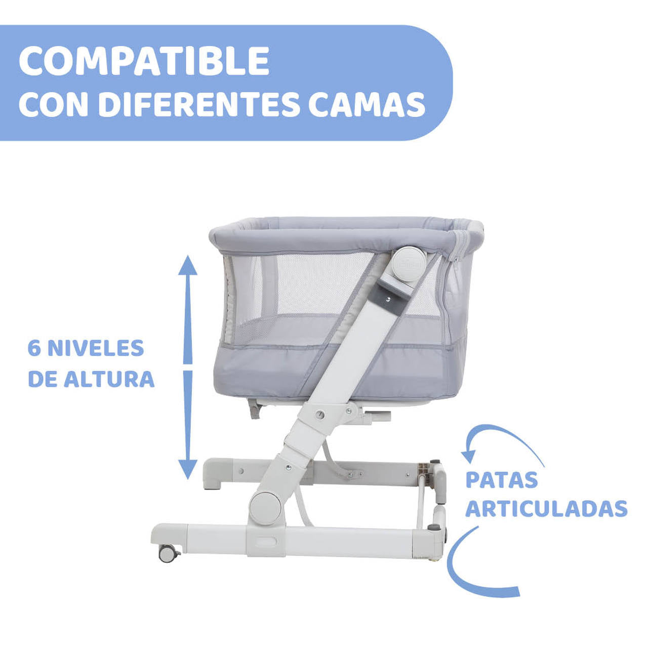 Cuna Colecho Next2me Pop Up - Atmosphere 05079299570 Chicco